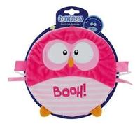 CIJEP Luminou booh doudou chouette rose peluche lumineuse naturelle fonctionne sans pile et 22 cm multicolore G