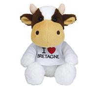 Cijep Peluche Vache Breizh Message +/- 22 CM Bretagne