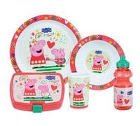 CIJEP Peppa Pig ensemble vaisselle 4 articles multicolore G