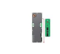 CIJIAOPOYU Carte de Protection Li-ION/Li-ION Lifepo4/LTO, onduleur d'énergie Domestique, BMS, équilibreur Actif 2A jk-pb2a16s20p, BMS 8s-16s 200a