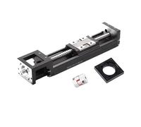 CIJIAOPOYU Glissière à vis à Billes KK60 Module de Mouvement linéaire Course de 60 à 510 mm Répétabilité ± 0,01 Guidage Industriel Support Nema 17(5mmPitch-60 Stroke)