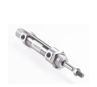 CIJIAOPOYU Mini Cylindre pneumatique à Double Effet en Acier Inoxydable, série DSNU12-16-20-25-32-40X25*50X75X80X100-PA(Stroke 50mm,DSNU40 (Bore 40mm))