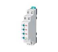 CIJIAOPOYU Relais de séquence de Phase de sous et surtension triphasé 3 * 380VAC avec Neutre (Color : GKV-12)