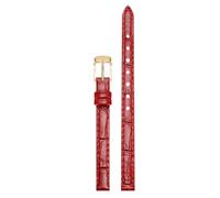 Cijinon Bracelet de montre en cuir vintage 8mm-14mm, Rouge 2, 12mm