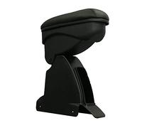 AUTO-STYLE Accoudoir Slider compatible avec Fiat Panda 2003-2012, Black