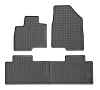 CIKCAR Set Tapis de Caoutchouc Compatible avec BAIC X55 2023- (3-pièces + Points de fixage)