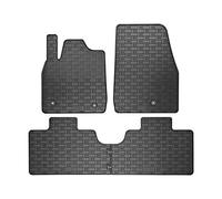 CIKCAR Set Tapis de Caoutchouc Compatible avec Ford Mustang Mach E 2020- (4-pièces + Points de fixage)