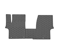 CIKCAR Set Tapis de Caoutchouc Compatible avec Kia PV5 (EV) 2025- (Seulement Avant) (3-pièces + Points de fixage), Noir