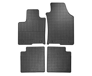 CIKCAR Set Tapis de Caoutchouc Compatible avec Lancia Ypsilon Hybrid 2020- (4-pièces + Points de fixage)