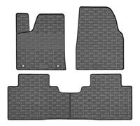 CIKCAR Set Tapis de Caoutchouc Compatible avec Leapmotor B10 2025- (3-pièces + Points de fixage)