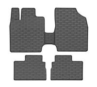 CIKCar Set Tapis de Caoutchouc Compatible avec Leapmotor T03 2024- (3-pièces + Points de fixage)