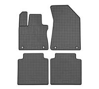 CIKCar Set Tapis de Caoutchouc Compatible avec MG (E) HS II 2024- INCL. PHEV (4-pièces + Points de fixage), Noir