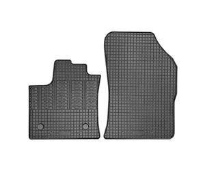 CIKCAR Set Tapis de Caoutchouc Compatible avec Renault Express Cargo 2021- (2-pièces + Points de fixage)