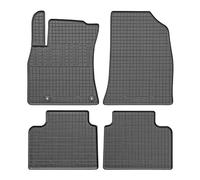 CIKCAR Set Tapis de Caoutchouc sur Mesure | compatible avec Kia K4 Hatchback 2026- (4-pièces + points de fixage)