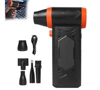 Cikiki Souffleur portatif sans fil 110 000 tr/min, ventilateur à pression du vent de 150 g avec batterie, pour ordinateur, kit Keyb multi-buses 7,4 V