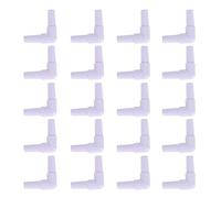 Cikonielf 20 pièces Aquarium Airline Tubing Connecteurs 3 Voies en Plastique Ligne d'air Tube Connecteur Adaptateur De Tuyau d'air pour 4 mm Fish Tank Air Tuyau