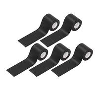 Cikonielf 5 pièces Bande de Tuyau de climatiseur PVC Tube résistant à l'huile de Protection Bandes d'emballage Portables 6 cm/2.4in Largeur(Noir)
