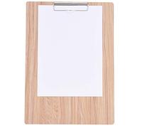 Cikonielf 8K en Bois Pressepapiers Planche à Dessin Légère Pince en Métal Étudiant Croquis Tableau d'Écriture Idéal pour la Salle de Classe