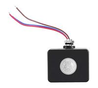 Cikonielf Capteur de Mouvement PC Détecteur de Capteur d'éclairage de Mouvement Interrupteur PIR Interrupteur de Sol Mural Fourniture d'éclairage Extérieur Noir