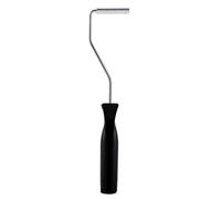 Cikonielf Durable Poignée ABS Fabriquée en Alliage D'aluminium de Qualité Supérieure pour Rouleau de Fibre de Verre pour Travail en Résine GRP Frp Argent + Noir(Diameter Roll * 50mm)