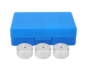 Cikonielf Ensemble de 10 Poids Métalliques, 50g Chacun, avec Crochets et Anneau pour Expériences de Levier et Apprentissage de la Physique