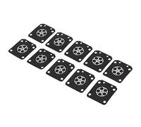 Cikonielf Jeu de Joints de Membrane de carburateur de tronçonneuse adapté aux pièces de carburateur de tronçonneuse ZAMA180 10 pièces/Ensemble