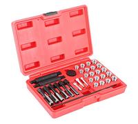 Cikonielf Kit de Réparation de Filetage, 33 Pièces, Bougies à Incandescence, Manchons pour Perceuse Moteur Automatique, M8 M10 M12 M14