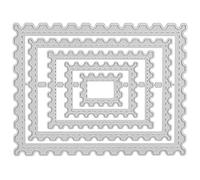 Cikonielf Kit de Tampons pour Scrapbooking, Cadre en Acier Carbone, Matrices de Gaufrage pour Cartes en Papier, Album d'Artisanat et Pochoirs