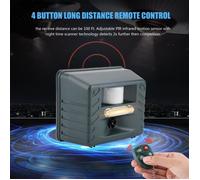 Cikonielf Répulsif pour animaux Alarme ultrasonique 4 flash sonne un répulsif électronique avec supprimer les animaux de