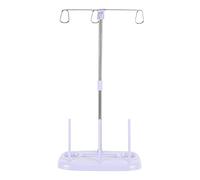 Cikonielf Support de Bobine de Support de Fil de Broderie 3 cônes pour Machine à Coudre Domestique Grand Support de Bobine d'espace(Violet)