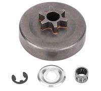 Cikonielf Tambour d'embrayage de tronçonneuse et roulement Ensemble de Couvercle d'embrayage en Alliage de Zinc Remplacement pour tronçonneuse électrique MS171 MS181 MS211