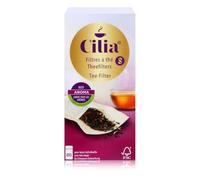 Cilia 80 Filtres à Thé, Taille S, Sans Résidu dans La Tasse, Pour Préparation Individuelle (100 à 400 ml)