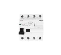 CILIA Interrupteur Différentiel pur Type AC 30mA 4P - Sauvegarde de Vie Industrielle 400V, 4 Modules DIN, RCCB, Protection des Installations Triphasées (CEI EN 61008-1) In=25A (JVL16-63-4P-25A)