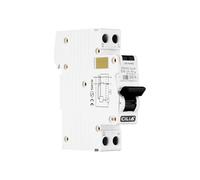 CILIA Interrupteur Magnétothermique Différentiel, RCBO, 1 Module, In=C10, Raccord DIN (Universel Pour N'importe Quelle Unité Dans le Commerce),1P+N, 230 Vac, Type AC, Courbe D'intervention C