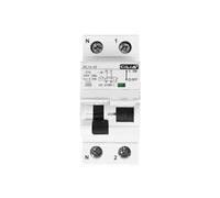 CILIA Interrupteur Magnétothermique Différentiel RCBO 2 Modules 1P+N, 6 kA 30 mA 230 V AC, Courbe C, Raccord DIN Universel - Protection de Sécurité électrique Domestique In=16A (JVL16-40-16 A)