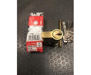 CILINDRE CISA C2000 À Enfiler MM.65 C (32,5+32,5) Laiton 3 Clés COD. 0G300.10.0