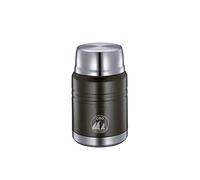 Cilio 0000545524 Food Container de Monte, 0,5 l, Acier Inoxydable, Noir