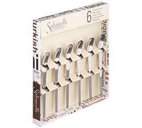 CILIO 125184 Cuillère à Expresso Goccia 6 Pièces