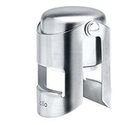 Cilio 201819 Bouchon à Champagne en Acier INOX brossé, Inoxydable, Argent, 6 x 5 x 5 cm