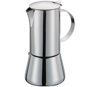 Cilio – Cafetière à expresso en acier inoxydable brillant, 6 tasses