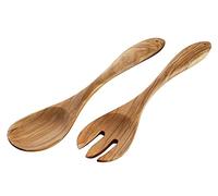 Cilio Couverts à Salade en Bois d'olivier Marron 30 cm