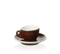 Cilio Roma Marone Tasse à expresso en porcelaine Marron 10,8 x 15,4 x 22 cm