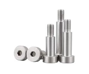 Cilky Vis à métal 3/5/10 pièces M2 M2.5 M3 M4 M5 304 Douille hexagonale en Acier Inoxydable, roulement à Rouleaux, vis à épaule de Contour, boulons(20mm,D4-M3(10Pcs))