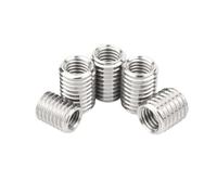 Cilky Vis à métal Adaptateur de Filetage mâle vers mâle en Acier Inoxydable 304 5 pièces M2 M2.5 M3 M4 écrou d'insertion de Filetage intérieur et extérieur vis de Transfert(10mm,5pcs M2.5xM5)