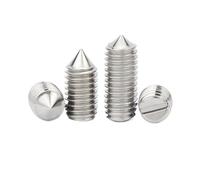 Cilky Vis à métal Lot de 10 vis à tête Fendue en Acier Inoxydable 304 M1.6 M2 M2.5 M3 sans tête(2.5mm,10pcs M1.6)