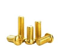 Cilky Vis à métal Lot de 20/30/40 vis à métaux cruciformes en cuivre M2 M2.5 M3 M4 PM à tête cylindrique en Laiton, Filetage métrique, Boulon à Empreinte cruciforme(5mm (40Pcs),M4)