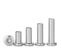 Cilky Vis à métal Vis à Tige Femelle M5, Boulon Hexagonal en Acier Inoxydable 304, Longueur 8-50mm, 5 pièces(M5*12)