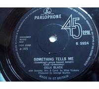 CILLA BLACK Something Tells Me 7" Vinyl