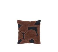 Cilla Coussin Touffeté Noir/Dark Chocolate