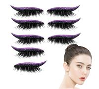 Cils à Bandes | 4 Paires Réutilisables Autocollants Pour Cils,Soin Beauté Autocollants Eye Liner Maquillage Résistant à l'Eau Maison Sortie Quotidien Photographie